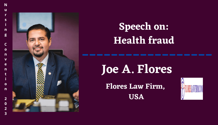 Joe A. Flores | Speaker | Nursing Convention 2023